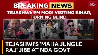 Tejashwis Maha Jungle Raj Jibe At NDA Govt